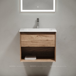 Тумба с раковиной Sancos Marmi 1.0 60 см MR1.060ECH дуб чарльстон