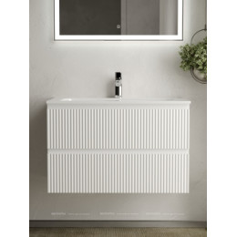 Тумба с раковиной Sancos Snob R 80 см SNR80W bianco