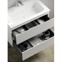 Тумба с раковиной Sancos Snob R 80 см SNR80W bianco