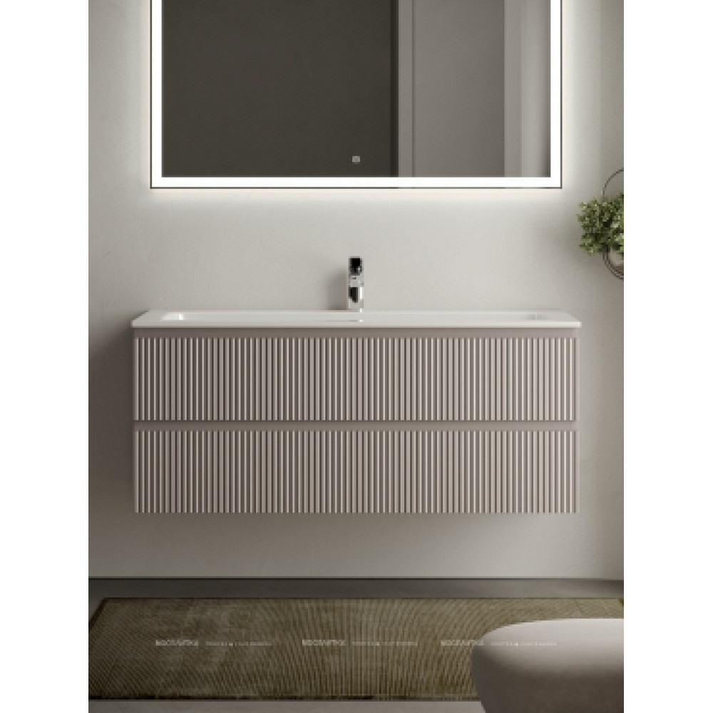 Тумба с раковиной Sancos Snob R 120 см SNR120SM doha soft