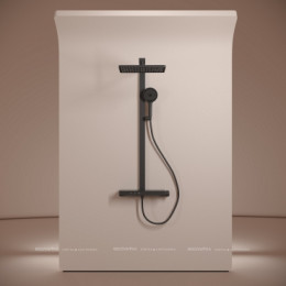 Душевая стойка с термостатическим смесителем, SANCOS Vos, SC6100MB