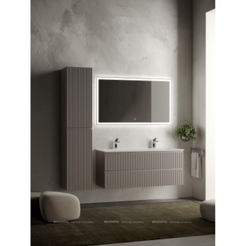 Тумба с раковиной Sancos Snob R 120 см SNR120SM doha soft