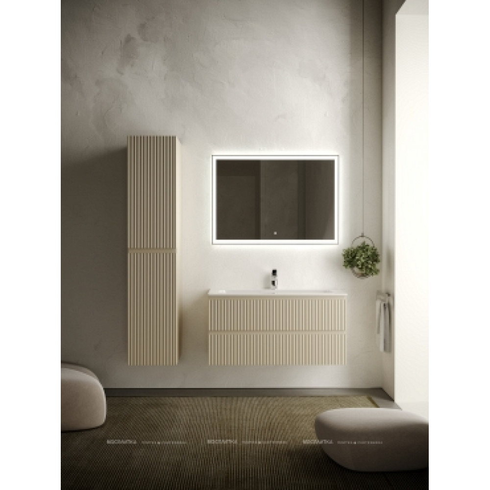 Тумба с раковиной Sancos Snob R 100 см SNR100CE beige soft