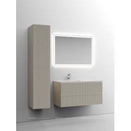 Тумба с раковиной Sancos Snob T 100 см SNT100LCE левая, beige soft