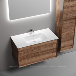 Тумба подвесная SANCOS Marmi 2.0 890х445х520 с двумя ящиками оснащенными доводчиками скрытого монтажа