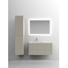 Тумба с раковиной Sancos Snob T 100 см SNT100LCE левая, beige soft