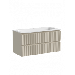 Тумба с раковиной Sancos Snob R 100 см SNR100CE beige soft