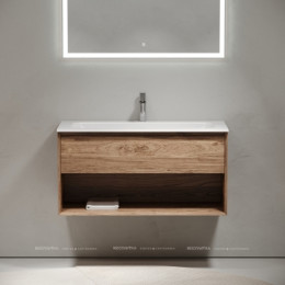 Тумба под раковину Sancos Marmi 1.0 100 см MR1.0100ECH дуб чарльстон