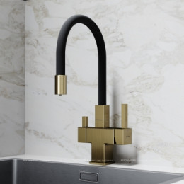 Смеситель для кухонной мойки Sancos Arno SC4005BG брашированное золото