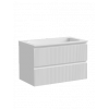 Тумба с раковиной Sancos Snob R 80 см SNR80W bianco