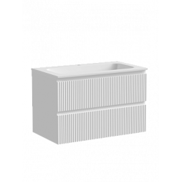 Тумба с раковиной Sancos Snob R 80 см SNR80W bianco