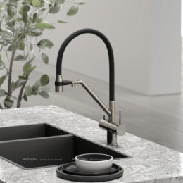 Смеситель для кухонной мойки Sancos Dora SC4003BN брашированный никель