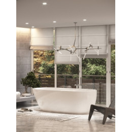 Акриловая ванна 180х85 см Sancos Single FB07 белая