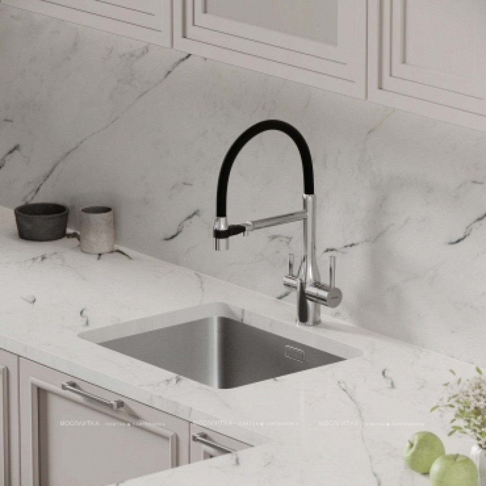 Смеситель для кухонной мойки Sancos Garda SC4009CH глянцевый хром
