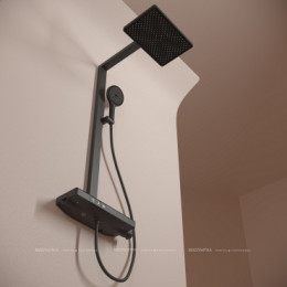 Душевая стойка с термостатическим смесителем, SANCOS Vos, SC6100MB