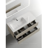 Тумба с раковиной Sancos Snob T 100 см SNT100LCE левая, beige soft
