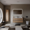 Тумба с раковиной Sancos Urban, 119 см., ламинат коричневый, UR120-1EG
