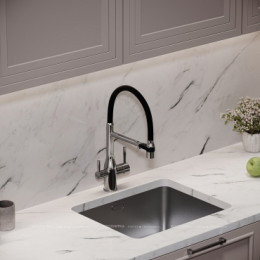 Смеситель для кухонной мойки Sancos Garda SC4009CH глянцевый хром