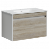 Тумба с раковиной Sancos Smart, 79 см., эмаль белый, SM80E