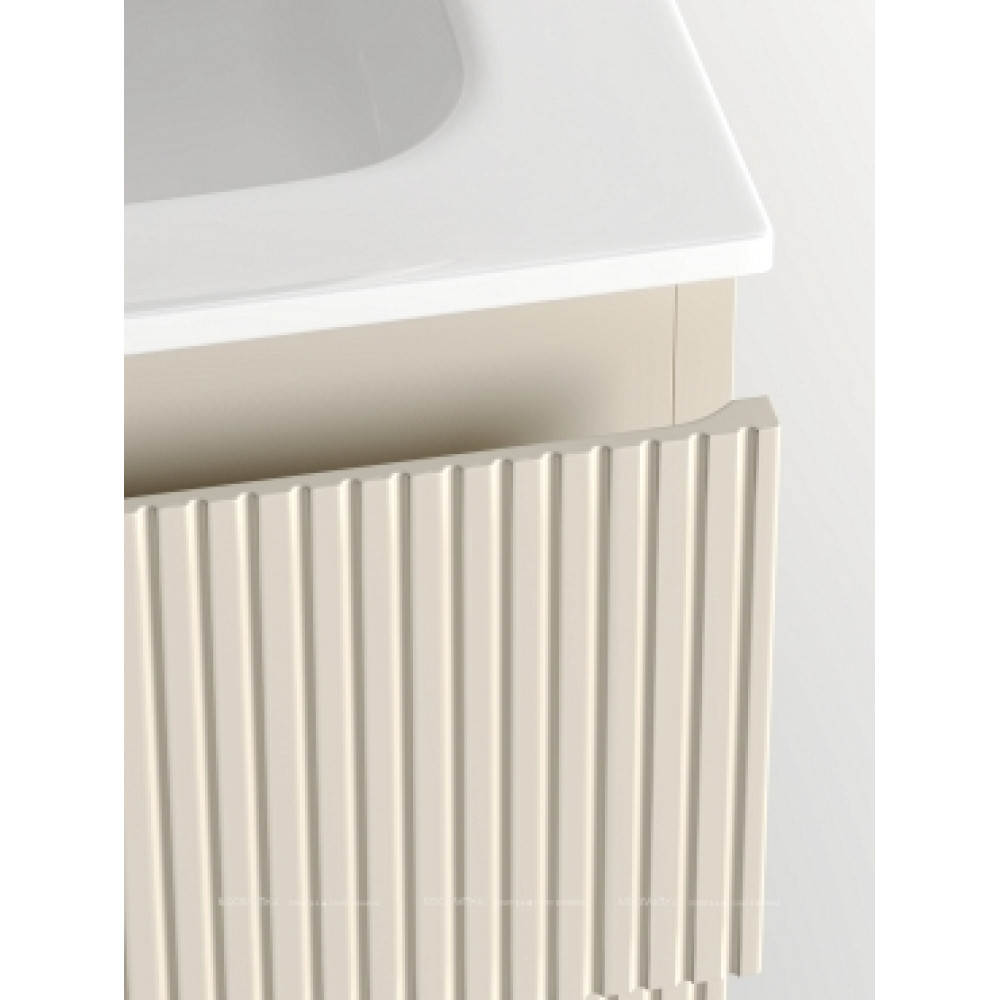 Тумба с раковиной Sancos Snob T 100 см SNT100LCE левая, beige soft