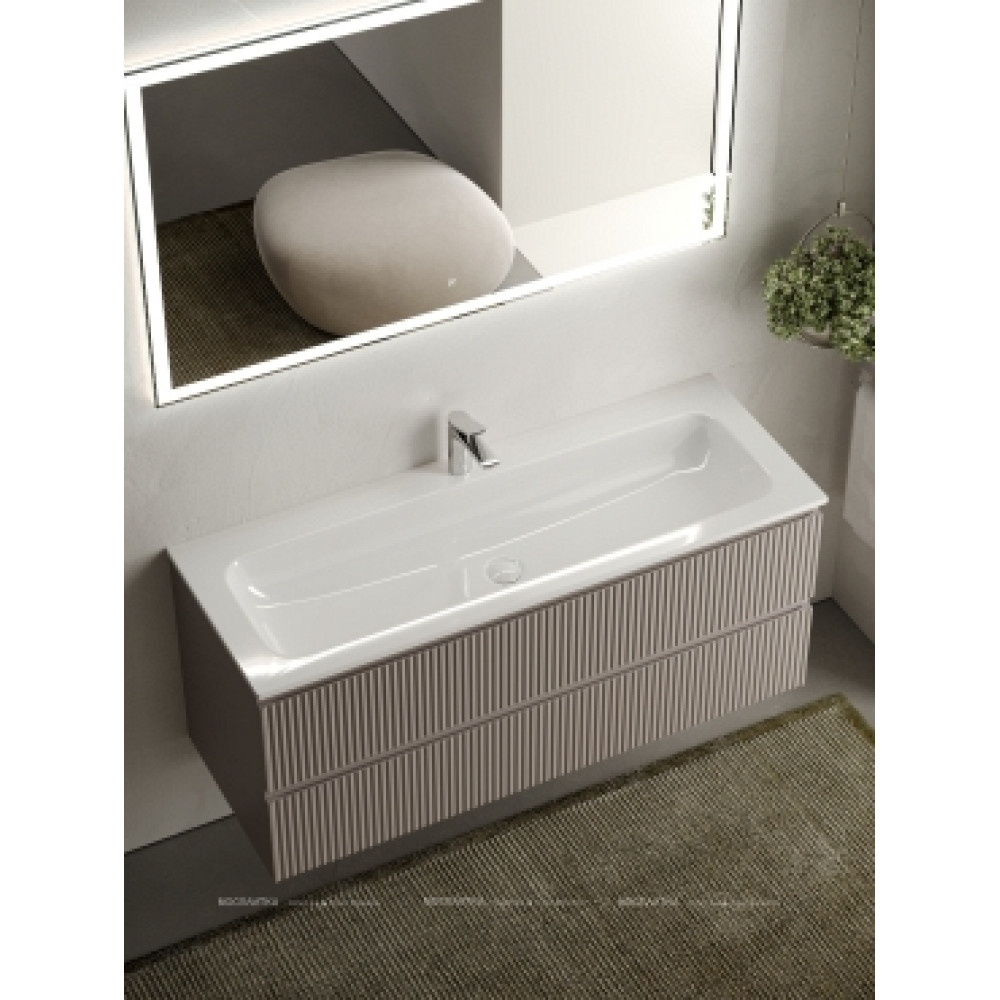 Тумба с раковиной Sancos Snob R 120 см SNR120SM doha soft