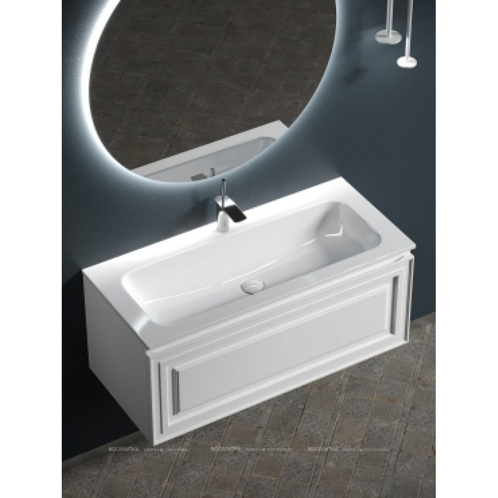 Тумба с раковиной Sancos Very 100 см VR100W bianco