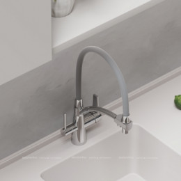 Смеситель для кухонной мойки Sancos Eri SC4001CH глянцевый хром