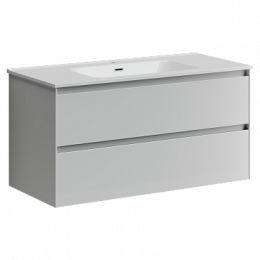 Тумба с раковиной Sancos Cento, 99 см., эмаль белый, CN100W