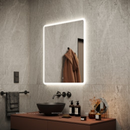 Зеркало для ванной комнаты SANCOS Arcadia 700х800 с подсветкой