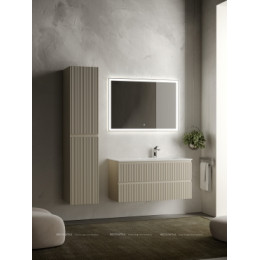 Тумба с раковиной Sancos Snob R 100 см SNR100RCE правая, beige soft