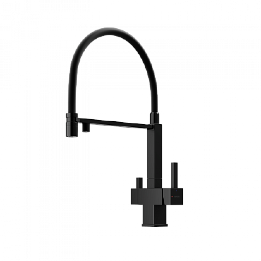 Смеситель для кухонной мойки Sancos Moro SC4006MB матовый черный