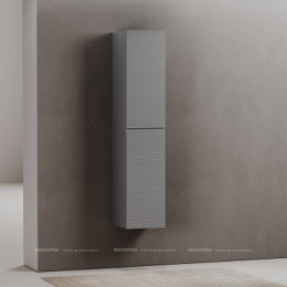 Шкаф-пенал Sancos Folk 35 см PFL35ES ergraut soft