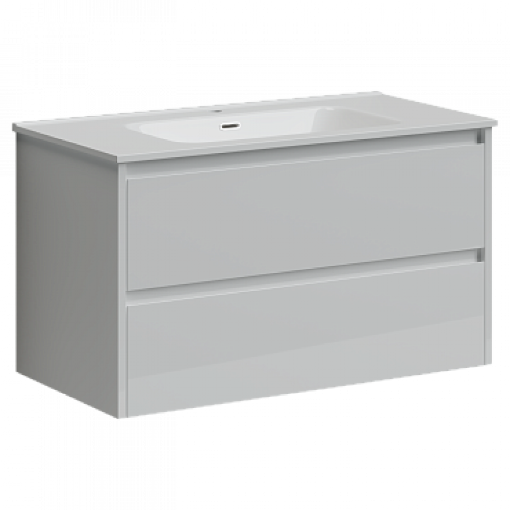 Тумба с раковиной Sancos Libra, 89 см., эмаль белый, LB90W