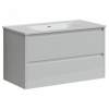 Тумба с раковиной Sancos Libra, 89 см., эмаль белый, LB90W
