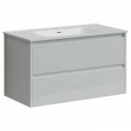 Тумба с раковиной Sancos Libra, 89 см., эмаль белый, LB90W