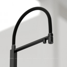 Смеситель для кухонной мойки Sancos Moro SC4006MB матовый черный