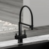 Смеситель для кухонной мойки Sancos Moro SC4006MB матовый черный