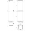 Пенал Sancos Urban PUR35W белый