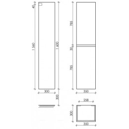 Пенал Sancos Urban PUR35W белый