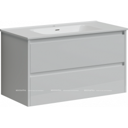 Тумба с раковиной Sancos Libra, 89 см., эмаль белый, LB90W