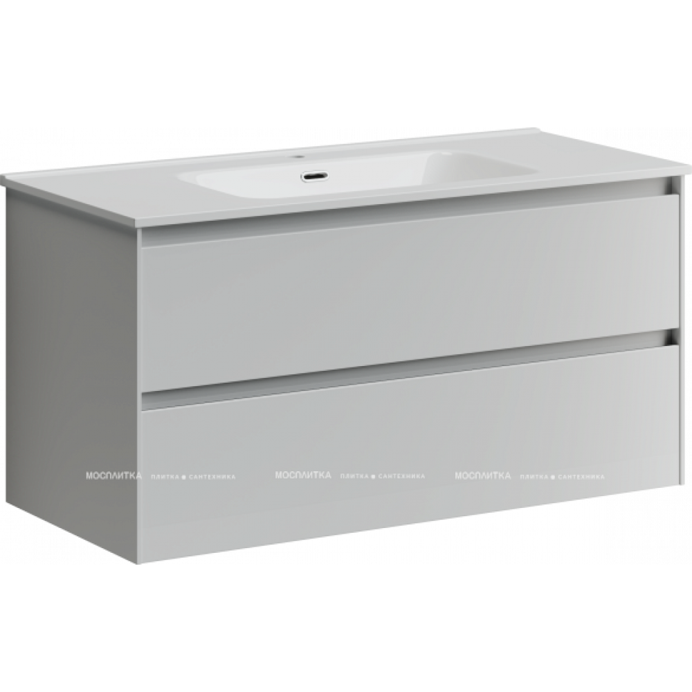 Тумба с раковиной Sancos Cento, 99 см., эмаль белый, CN100W