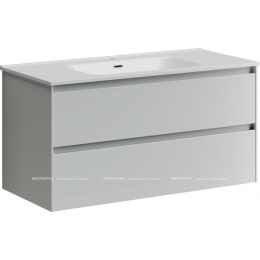 Тумба с раковиной Sancos Cento, 99 см., эмаль белый, CN100W