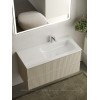 Тумба с раковиной Sancos Snob R 100 см SNR100RCE правая, beige soft