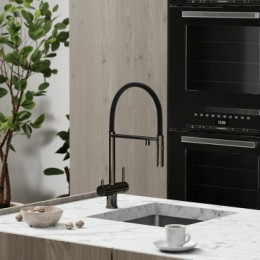 Смеситель для кухонной мойки Sancos Imola SC4010GG вороненая сталь