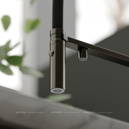 Смеситель для кухонной мойки Sancos Imola SC4010GG вороненая сталь