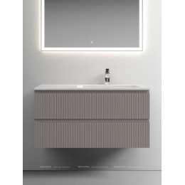 Тумба с раковиной Sancos Snob T 100 см SNT100RSM правая, doha soft