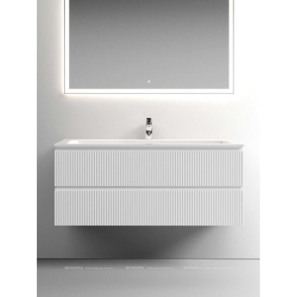 Тумба с раковиной Sancos Snob T 120 см SNT120W bianco