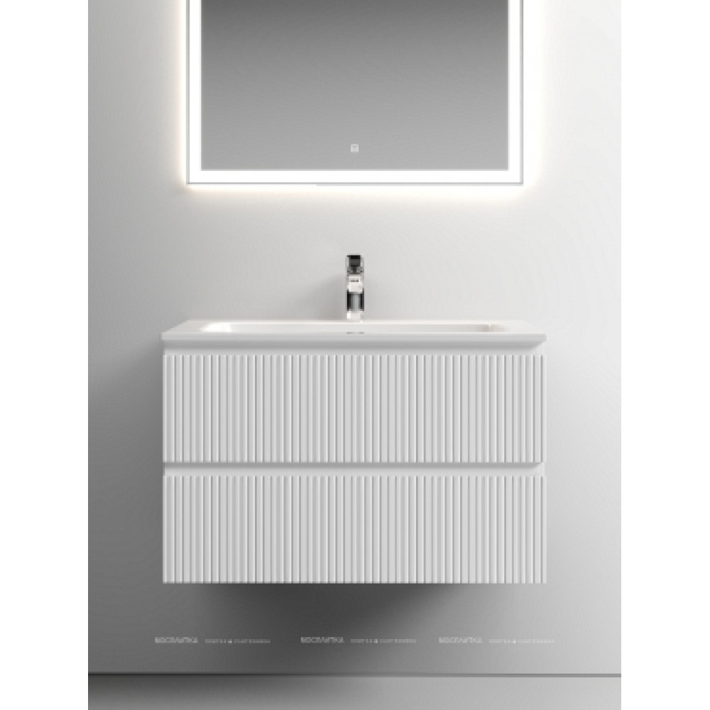 Тумба с раковиной Sancos Snob T 80 см SNT80W bianco