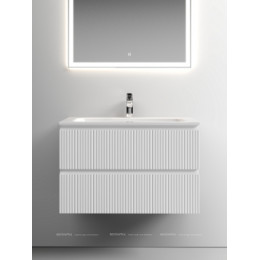 Тумба с раковиной Sancos Snob T 80 см SNT80W bianco