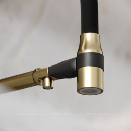 Смеситель для кухонной мойки Sancos Garda SC4009BG брашированное золото